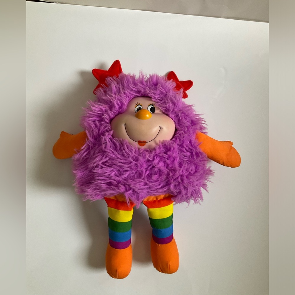 Rainbow Brite Sprite Glee Plush Vintage Purple